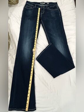 BKE Stella Bootcut Jeans Womens 29x37.5 Dark Wash Stretch Denim